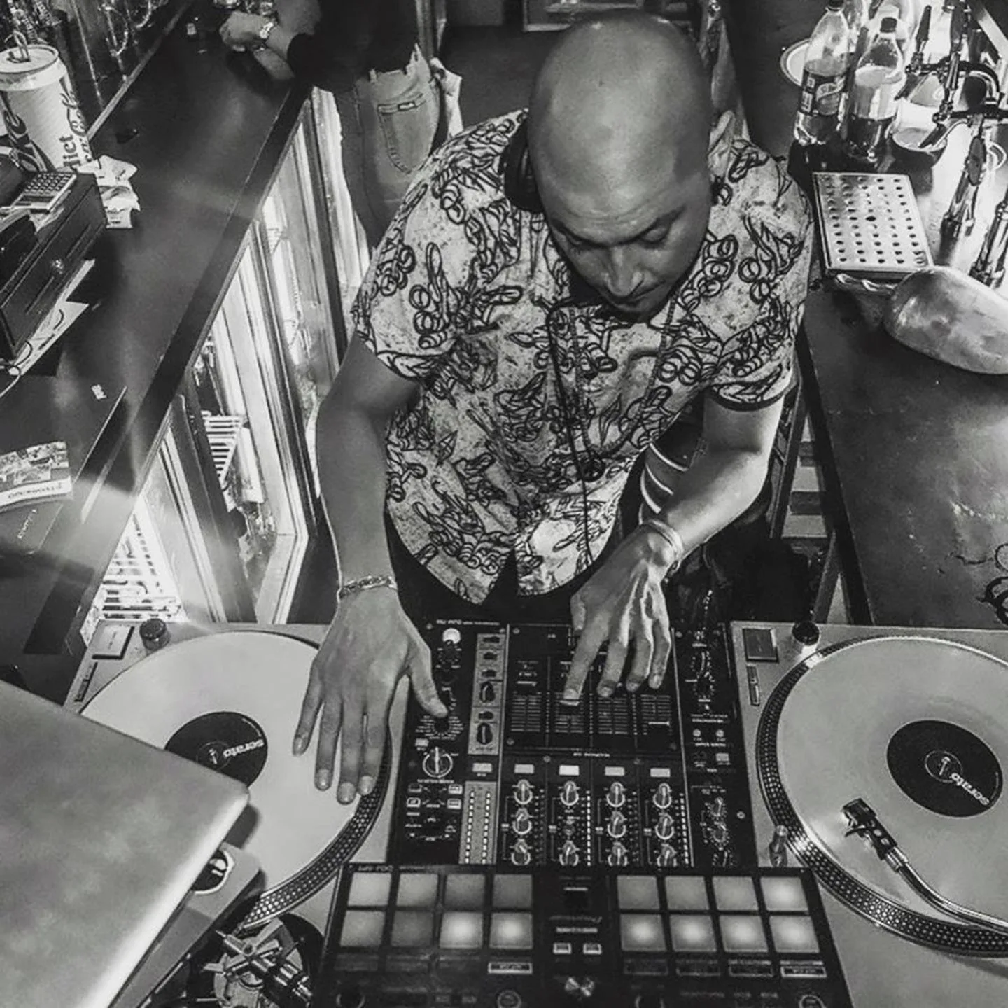DJ CMAN over the decks — funk and soul DJ set