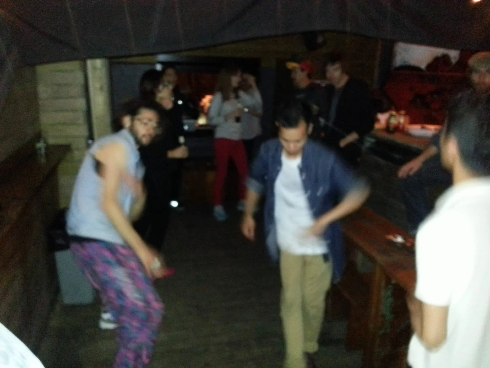 Dancing in the wood-panelled back room at Ching-a-Lings Sunday Sessions