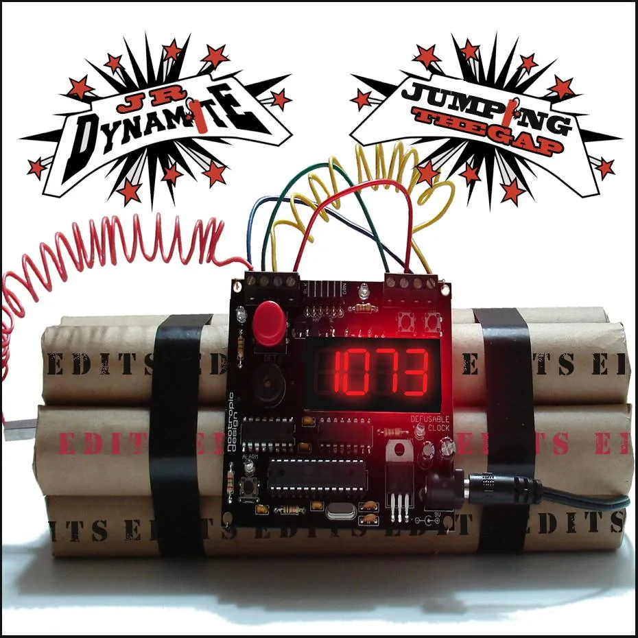 Cover art for That's Not an Edit volume 3, a stick of dynamite wired to a timer