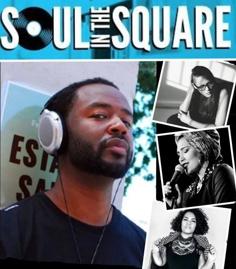 Soul in the Square collage tile showing the artist line-up