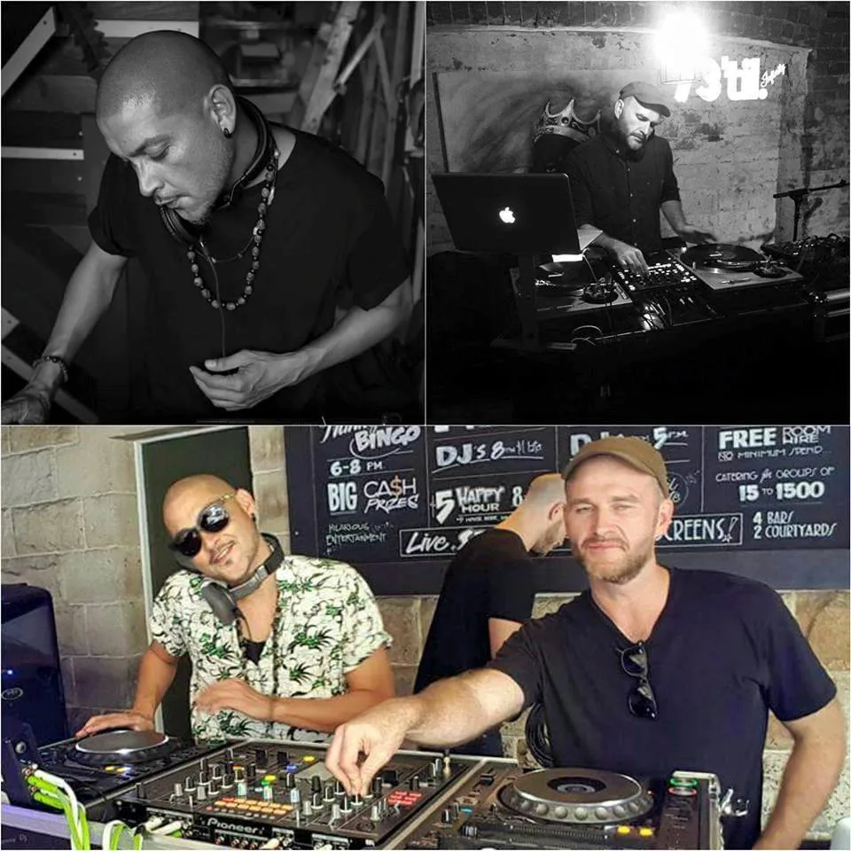 A collage of DJs at the decks across the Sounds of Afrobeats bill